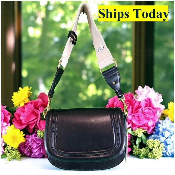 Zara Black Purse Shoulder Bag NWT With Extra Strap 14349 - Picture 1 of 8